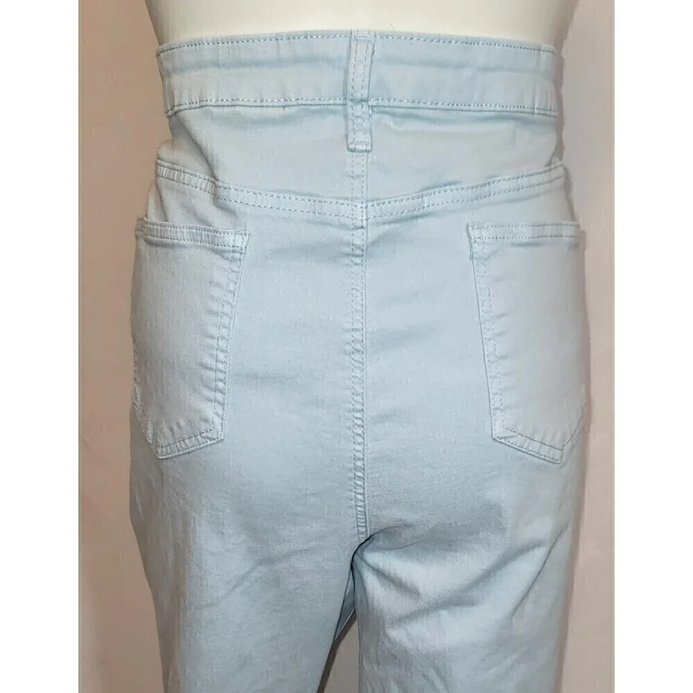 Buffalo David Bitton Jeans Fog Blue High Rise Havana Ankle Jeans - Size 16